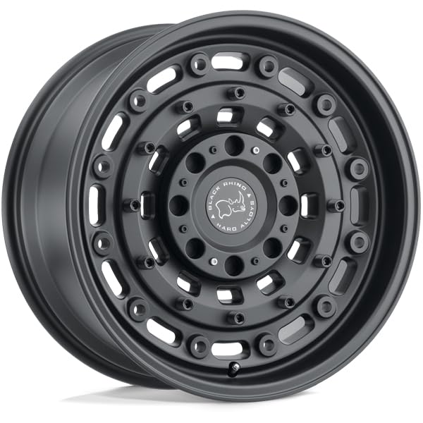 Black Rhino Hard Alloys ARSENAL 18X9.5 5X5.0/5.5 4.54-18mm TEXTURED MATTE BLACK - 1895ARS-80035M78 - color: TEXTURED MATTE BLACK, size: 18X9.5, 5X5.0/5.5, 4.54, -18mm