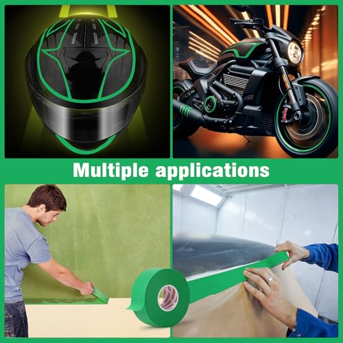 4 Pack Masking Tape 36mm×50m Automotive Refinish Masking Tape for Car - size: 36mm