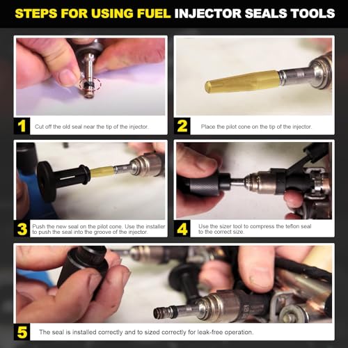 6706 Fuel Injector Rail Assembly Remover & GM245 Injector Seals Tools Kit