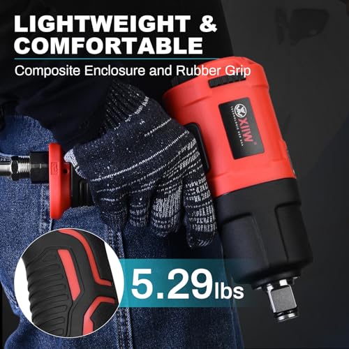 XIIW 3/4 Inch Air Impact Gun, Max Nut-busting Torque 1950 ft-lbs - size: 3/4 inch | 1950 ft-lbs