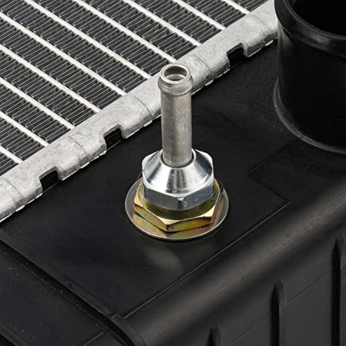PHILTOP Core Radiator Compatible with E-150, E-250, E-150/E-250/E-350/E-450 Econoline/Club Wagon/Econoline Club Wagon/Super Duty, Econoline Super Duty (w/ 3/8 Transmission Oil Cooler Connections) - size: E-350 Super Duty, E-250, E-350 Econoline