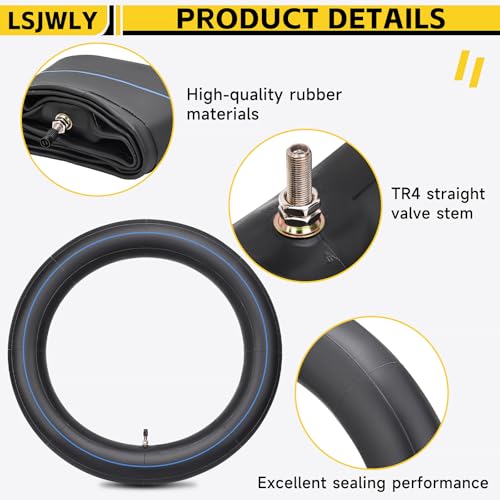 2 Packs 460-17 Motorcycle Inner Tube 130/80-17 140/70-17 - color: 2 Pack, size: 460-17*2