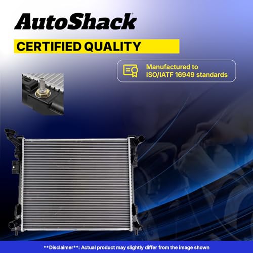 AutoShack Radiator for Dodge, Nitro 2007-2011, V6 3.7L 4.0L