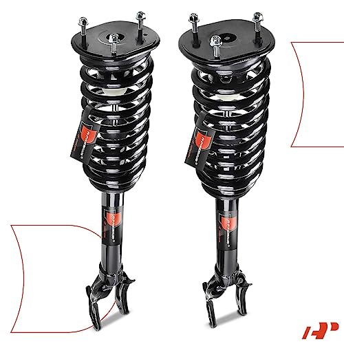 A-Premium Front Complete Strut Assemblies with Coil Springs, Set of 2