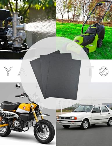 YAMAKATO 3PCS 0.8MM 1MM 1.2MM Non-Asbestos Gasket Material Paper Sheet - size: 12*15 gasket sheet only