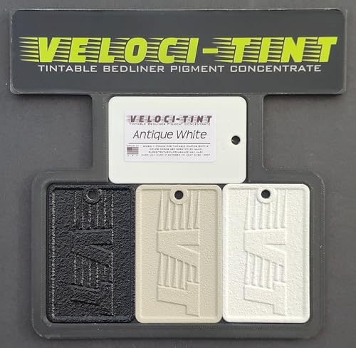 VelociTint Bedliner Pigment Concentrate 2oz Pouch for 2K Urethane Tintable Bed Liner 200+ Colors Available (Antique White) - color: Antique White