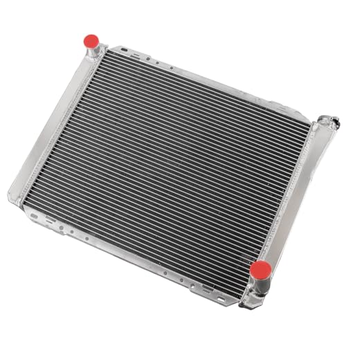 Radiator,Universal 26" x 19",Aluminum Radiator Replacement For Chevy GM MT,3 Row Radiator,High-Efficiency Cooling