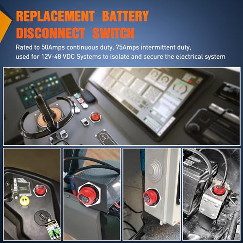 Nilight Battery Disconnect Switch 300A Master Disconnector Isolator - color: 1Pcs On-Off Switch 300A