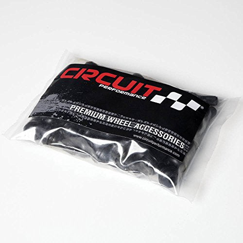 Circuit Performance Shorty Black Valve Stems TR412 TR-412 22mm Low Profile (40 Pieces)