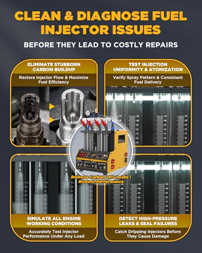 CT160 Heated 4-Cylinder Fuel Injector Cleaner & Tester