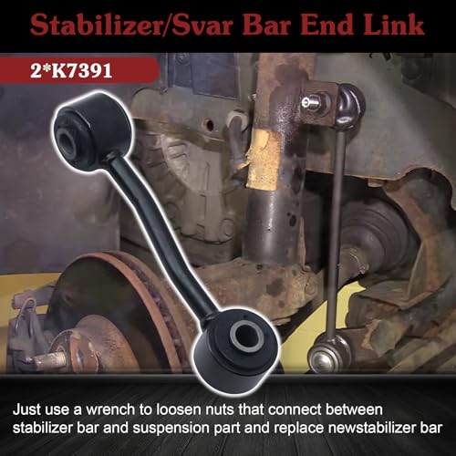 2* K7391 Front Sway Bar Link - Restore Jeep Off-Road Control - color: 2*K7391, size: Sway Bar Link
