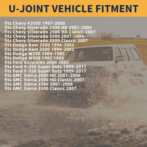 U Joint Rear Drive Shaft Universal Joint for Chevy Silverado 3500 8.1L