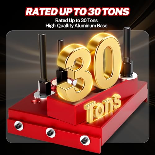 BILITOOLS Universal 30 Ton Hydraulic Shop Press Support Block Plate Kit