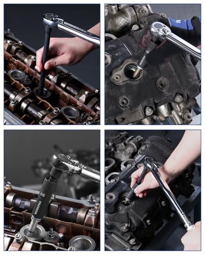 WORKPRO 3/8" Drive 6-Piece Magnetic Spark Plug Socket Set - size: 6PC(14MM,5/8",9/16",13/16")