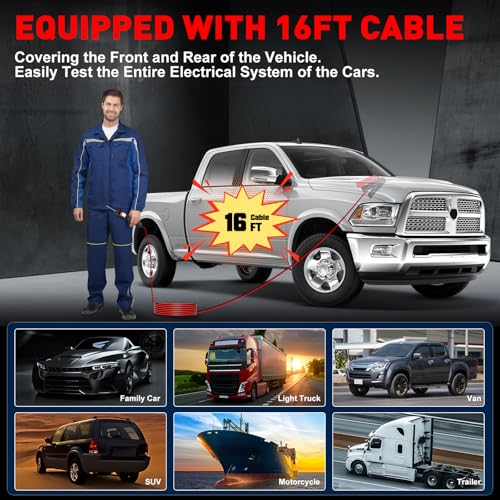 KINGBOLEN ECT300 Automotive Electrical Circuit Tester 16FT Cable