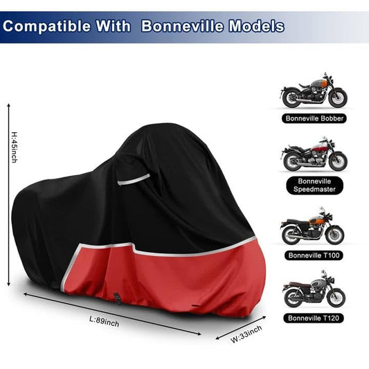 Motorcycle Cover Compatible with 16-26 Triumph Bonneville