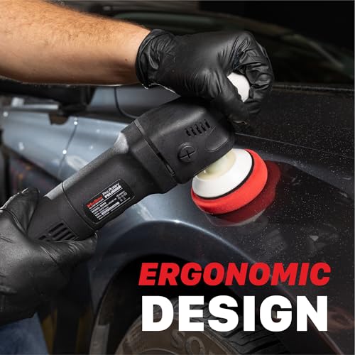 Maxshine 3” & 5” Pro Rotary Polisher Combo – 5/8” Thread Car Buffer Set – Auto Detailing Tool for Cars, Trucks, SUVs & Boats, Paint Protection, Swirl & Scratch Repair, Buffing & Glossy Shine - color: 3" & 5" Rotary