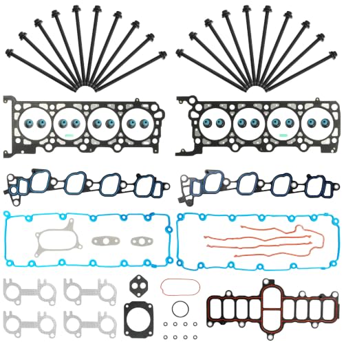5.4 Head Gasket Set w/Head Bolts Fit For Ford 2000-2004 V8 HS9790PT-15 - size: 5.4 Head Gasket Set w/Head Bolts