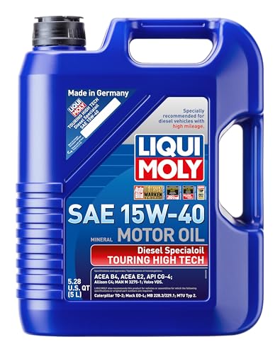 LIQUI MOLY Touring High Tech Diesel Specialoil SAE 15W-40 | 5 L | Touring engine oil | SKU: 2044