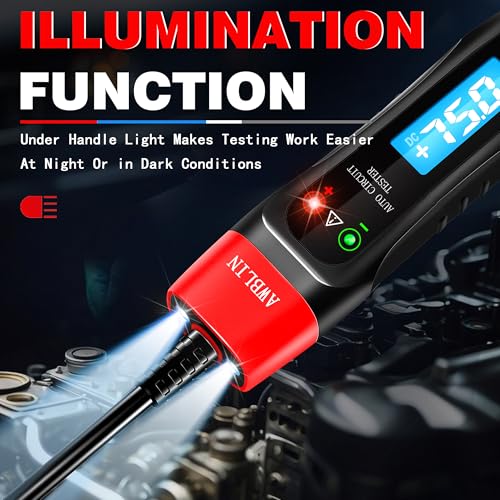 AWBLIN 4-75V DC Automotive Test Light with Buzzer Sound