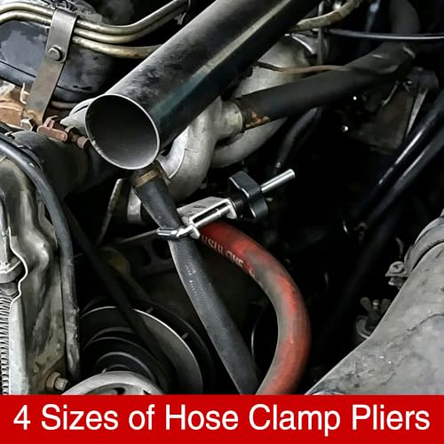 17-Piece Hose Clamp Pliers for Automotive Use - color: 17 Red