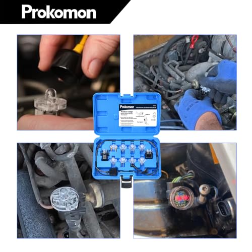 11 Pieces Noid Light Test Kit; Fuel Injector Noid Light Tester Kit with 8 Noids for Most Cars