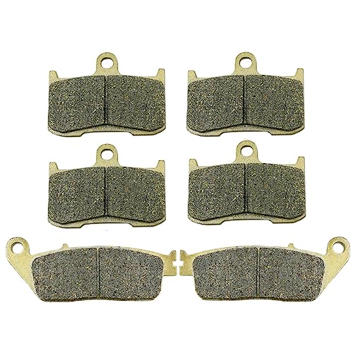 Front Rear Semi-Metal Brake Pads Compatible with Indian Chieftan Chief Classic Vintage Dark Horse Roadmaster 2014 2015 2016 2017 High Performance, Heat Resistant FA347F FA347F FA196R