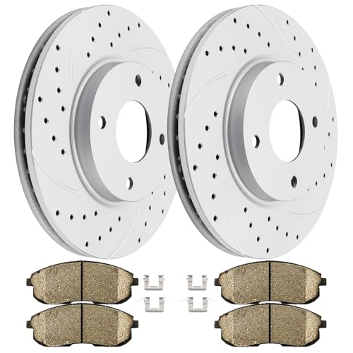 Acinoparts Front Brake Kit for 2009-2014 Nissan Cube 2007 2008 2009 2010 - size: ABK31463