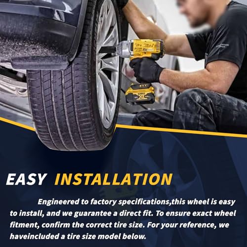 New Single 17" 17x7 Inch 17 Inch Alloy Aluminum Wheel Rim Fits for Honda CR-V 2014 2015 2016, OEM Design Replacement Rim Direct Fit, 64069, Silver