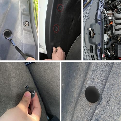 GOOACC 111Pcs Bumper Retainer Clips Plastic Rivets Grille Fender Flare - color: 110Pcs Clips + Fastener Remover