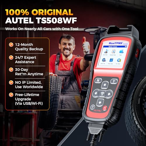Autel MaxiTPMS TS508WF TPMS Programming Tool, 2026 TPMS Relearn Tool
