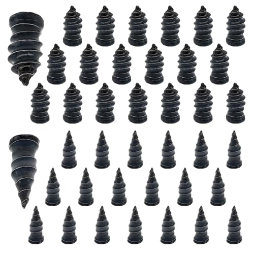 40Pcs Tire Repair Rubber Nails Spiral Plugs Kit - size: 40Pcs