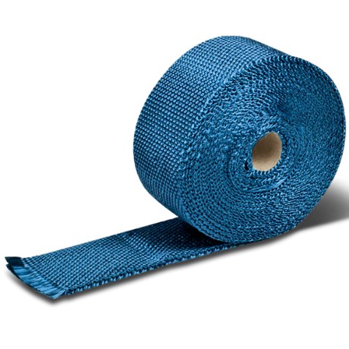 Auto Dynasty 7.5-Meter Exhaust Header/Catback/Turbo Manifold/Downpipe Heat Wrap (Blue) - color: Blue, size: 7.5-Meter