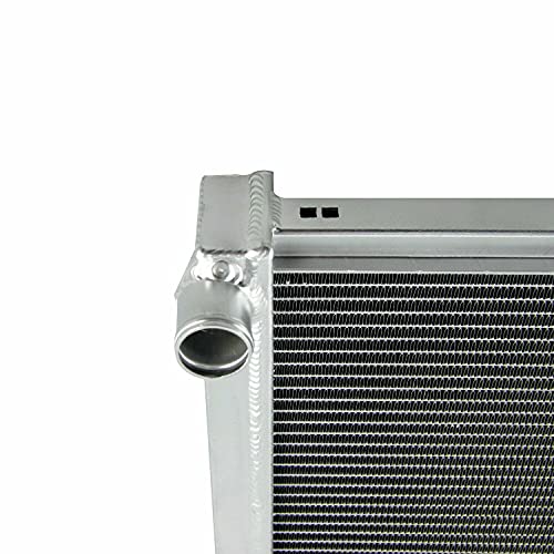ECMRAD 4 Rows Core Aluminum Radiator for Chevy Camaro 1970-1981/ Monte Carlo 1980-1987 G-Body Oldsmobile Cutlass/Pontiac Grand Prix