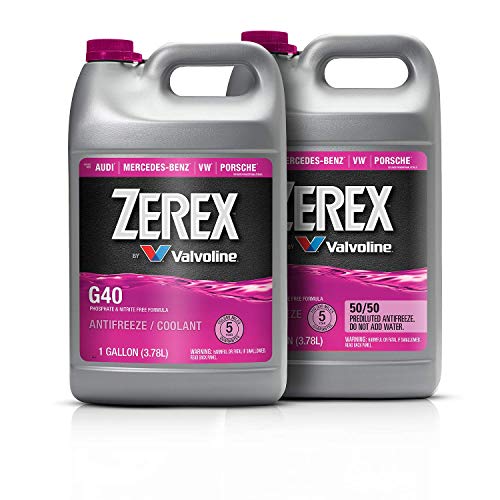 Valvoline Zerex G40 Phosphate and Nitrite Free 50/50 Ready-to-Use Antifreeze/Coolant 1 GA, Case of 6