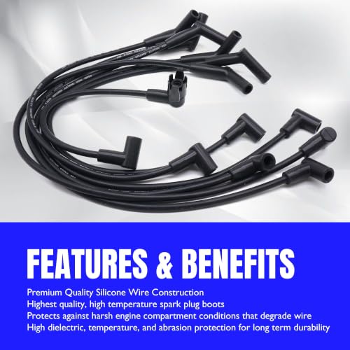 6716081 Ignition Spark Plug Wires Replace ZZM118140 671-6081 - style: 6660