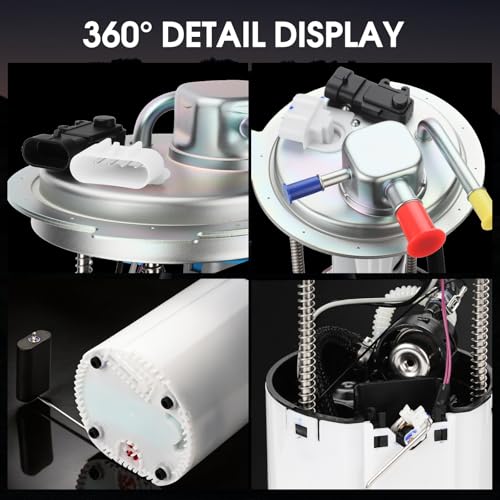Electric Fuel Pump Module Assembly E3609M with Pressure Sensor Fit for Chevrolet Silverado & GMC Sierra 1500 2500 HD Classic, 2004-2007, 4.3L, 4.8L, 5.3L, 6.0L, 8.1L, Replace#FG0392, Sending Unit
