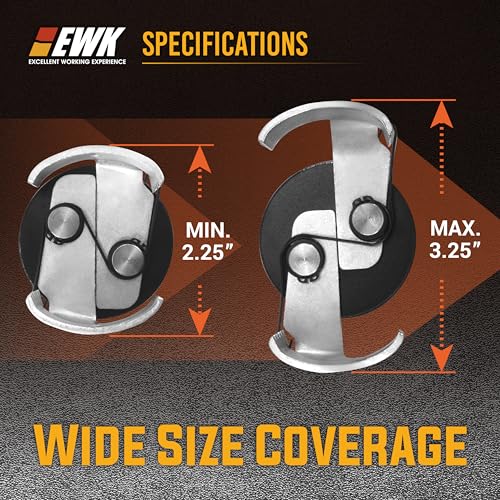 EWK 3/8" Dr. Adjustable Oil Filter Wrench for 2.5" to 3.25" Spin-On Filters