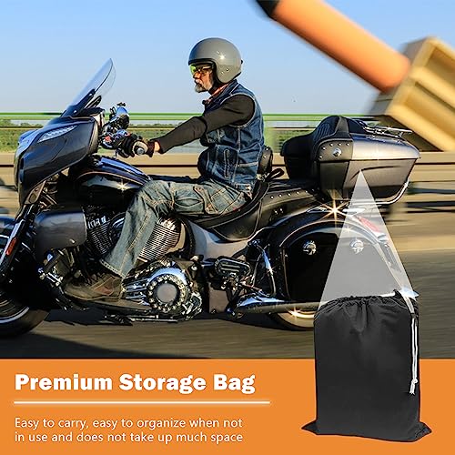 Motorcycle Cover Heavy Duty for Touring Side Box Models - size: Side Box