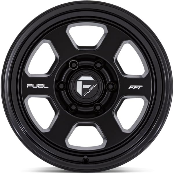 Fuel 1PC D860 18X8.5 6X5.5 M-BLK -10MM - FC860MX18856810N - color: MATTE BLACK, size: 18X8.5, 6X5.5, 4.36, -10mm