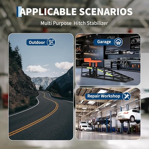 5 Ton Hydraulic Car Ramps, Heavy Duty Vehicle Lift with Reflective Strips for Night Use, Low Profile Adjustable Height 9.8" to 15", Portable Auto Service Ramps for Oil Changes Garage&Truck Maintenance