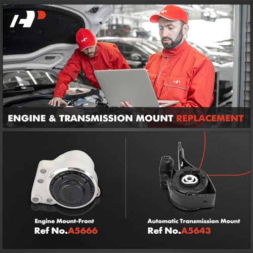 A-Premium Engine Motor Mount and Transmission Mount Kit, Set of 2