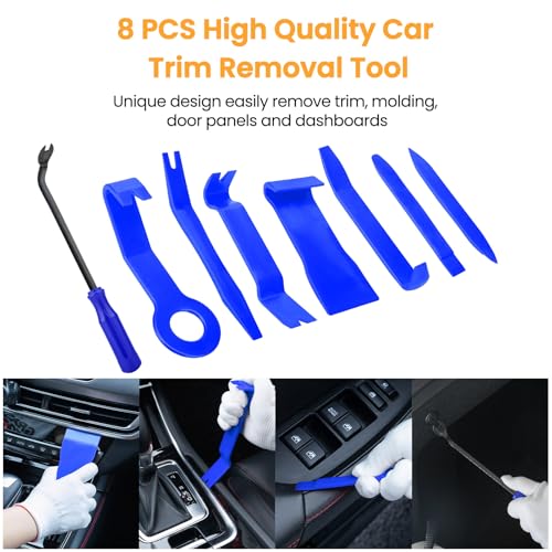 Sigoobal Dent Puller, 134PCS Paintless Dent Removal Kit – Car Dent Puller Kit with Slide Hammer 2 in 1 T-Bar, Golden Lifter, Bridge Puller–Dent Remover Tool for Car Hail, Dings Damage DIY Repair
