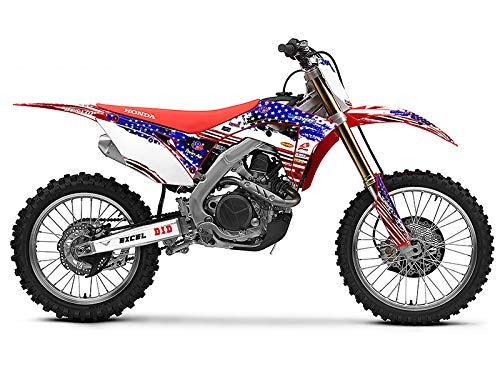 2013-2018 CRF 110 MERICA USA Complete Kit Compatible with Honda | Senge Graphics Inc - color: USA, size: Complete Kit