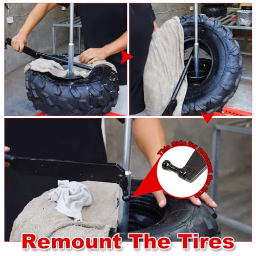 Manual Tire Changer, Portable Bead Breaker Mounting Tool for 4"-16.5" Tires