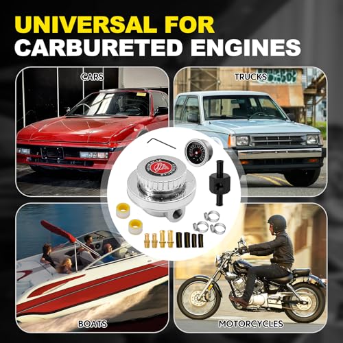 Universal Adjustable 1-5 PSI Carb Fuel Pressure Regulator Kit
