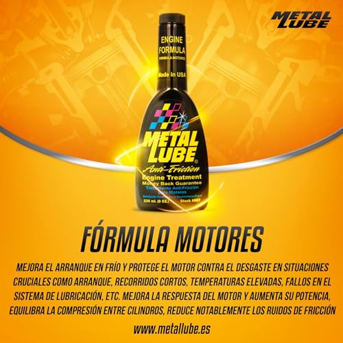 Metal Lube Engine Treatment, Anti-friction 8 Oz