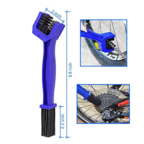 MMOBIEL Motorcycle Chain Cleaning Brush Kit Cleaner for Motorcycle, Bicycle and Mountain Bike – 4 Pcs Cleaning Brush Tool - Bike Cleaning Tool – Bicycle Chain Cleaner