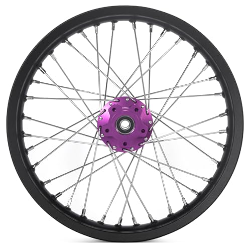 TOFR CNC 16"x1.85" Rear Wheel Rim Hub for Surron Light Bee X/Light Bee S - color: Purple, size: 16" Rear