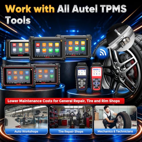 Autel TPMS Sensor Set of 4, MX-Sensor 2in 1 315MHz+433MHz Press-in Sensors